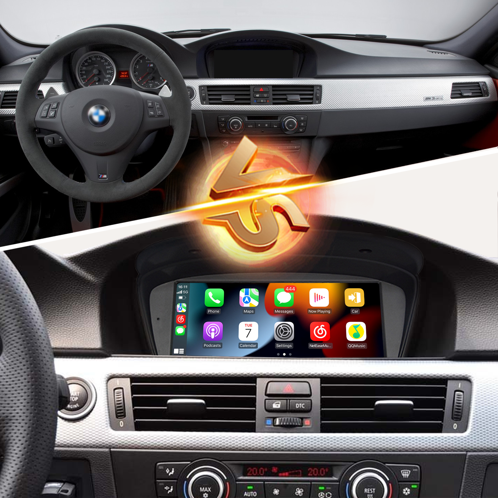 Hualingan hla-8806&nbsp;BMW 5 Series E60,3 Series E90, 6 Series pk.png