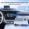 Volvo XC60 S60 V60 Wired & Wireless CarPlay & Android Auto Retrofit Adapter | Full-Screen Phone Mirroring, HDMI Output, DAB+, DVR & Backup Camera Support