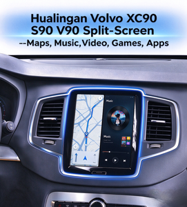 Android 13 Device for Volvo V90 9in Touch Sensus,Mirror Smartphon to Car Screen,Wired to Wireless CarPlay Android Auto Full Screen,Access Android Apps Netflix TikTok Google Maps
