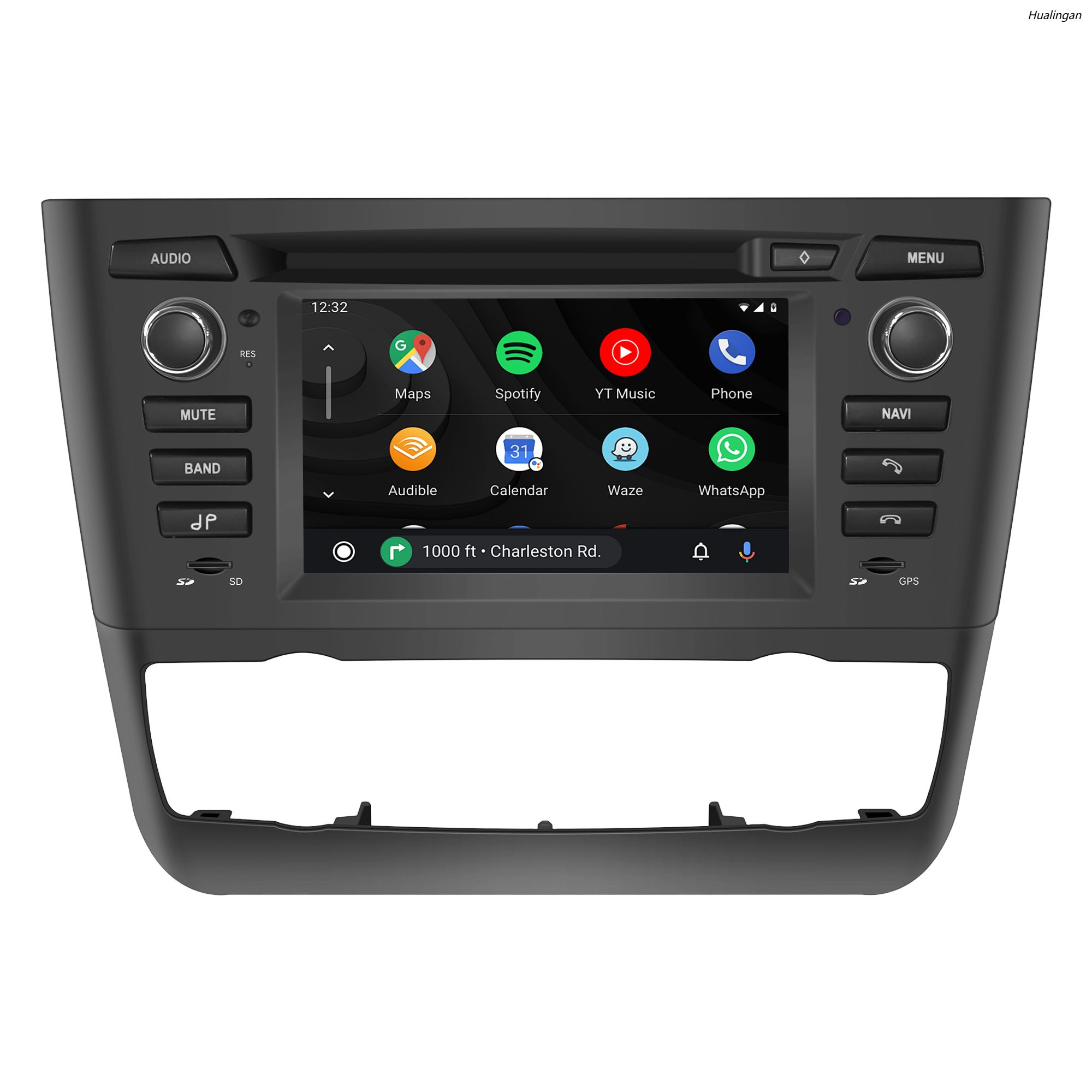 Hualingan HL-8820&nbsp;Automat&nbsp;BMW 1 Series E81 E82 E87 E88 android auto radio