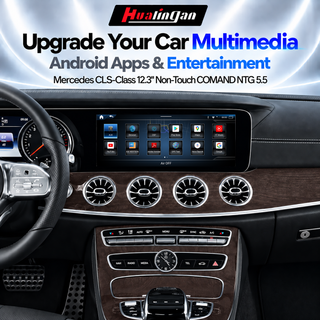 Apple CarPlay Mercedes CLS-Class C257 NTG 5.5 12.3" Non-Touch Upgrade Touchscreen,Wireless Android Auto,Full-Screen Mirror & Split-Screen Apps,Google Play,360° & Backup Camera Support 