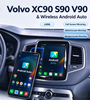 Wireless CarPlay Adapter for Volvo XC90 S90 V90 9" Touch Sensus, Smartphon By Wi-Fi 4G Screen Mirroring, access Android Apps Spotify Android Auto YouTub Music