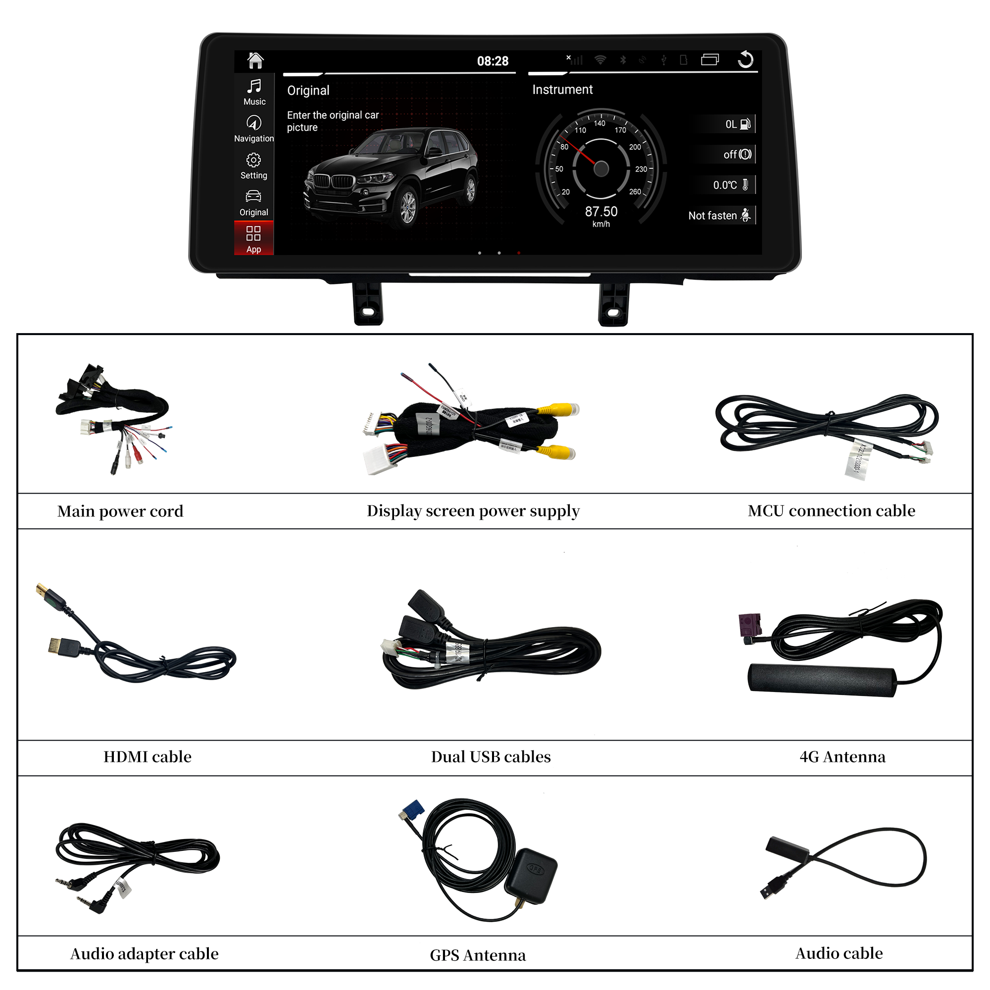 Hualingan HL-1230-1 NBT EVO BMW 3 Series 4 Series&nbsp;Accessories.png