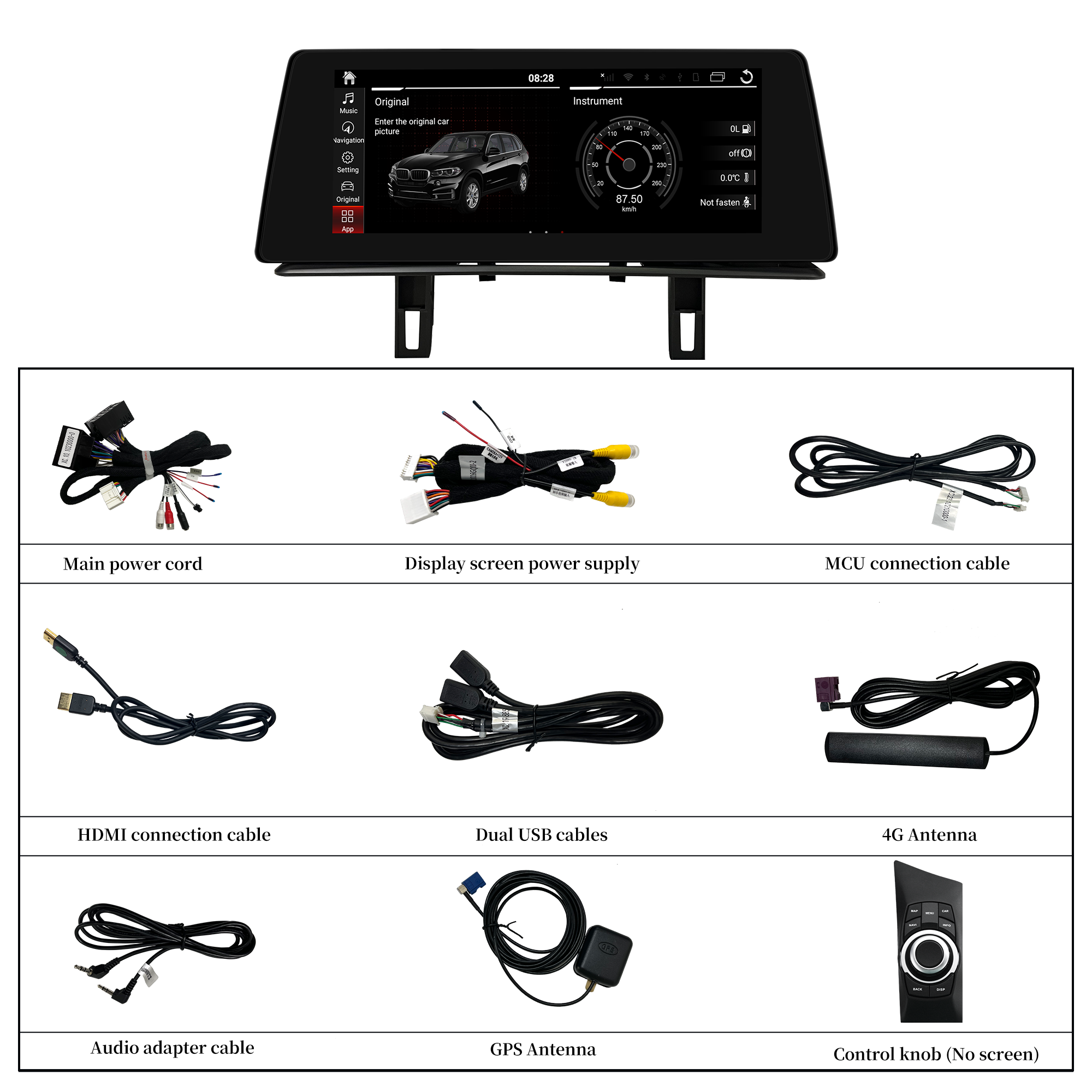 Hualingan HL-1022&nbsp;BMW 1 Series Radio&nbsp;Accessories