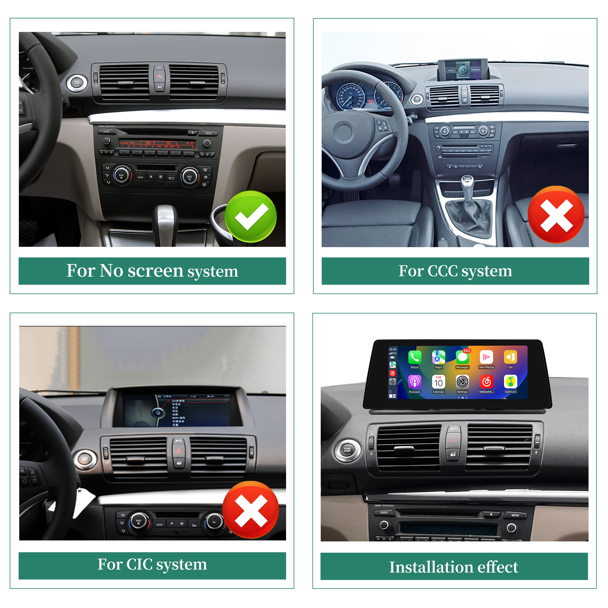 Hualingan HL-1022&nbsp;BMW 1 Series Radio&nbsp;Compatible&nbsp;