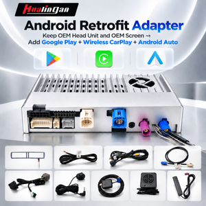 Mercedes W447 Apple CarPlay Adapter for V-Class EQV MBUX NTG 6.0 Wireless Android Auto, 4G WiFi, Full-Screen Phone Mirroring, Split-Screen, Google Play, 360° & Front & Backup Camera, DAB+ Support
