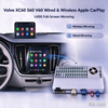 Wireless Apple CarPlay Adapter for Volvo XC60 S60 V60 | 9" OEM Sensus Screen Retrofit | Full-Screen Wired & Wireless Apple CarPlay & Android Auto