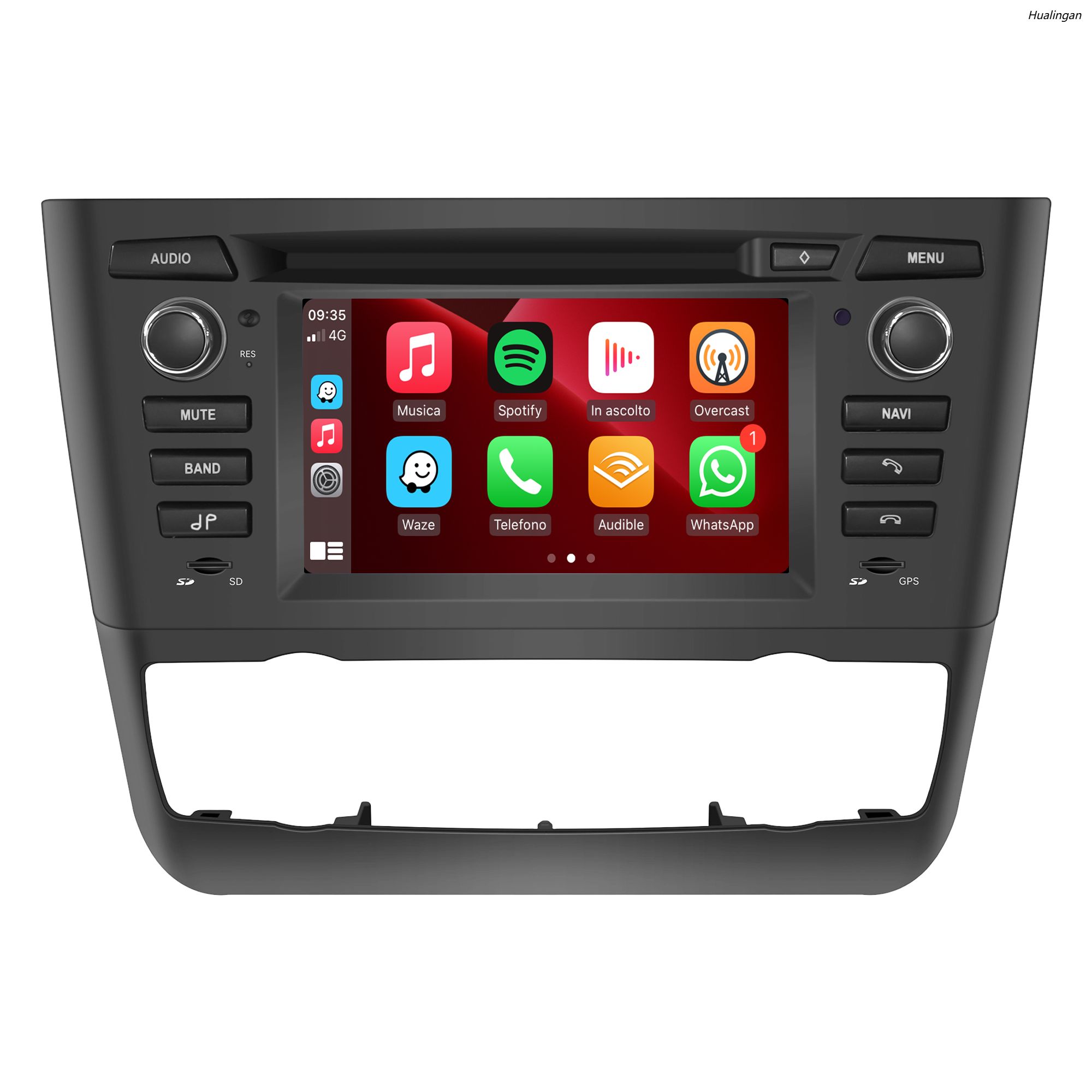 Hualingan HL-8820&nbsp;Automat&nbsp;BMW 1 Series E81 E82 E87 E88 carplay radio